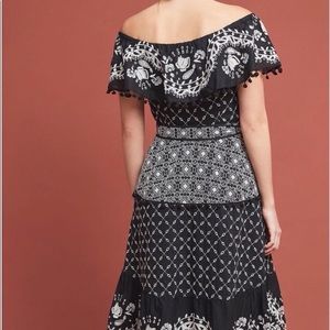 NWT anthropology marisol off the shoulder dress